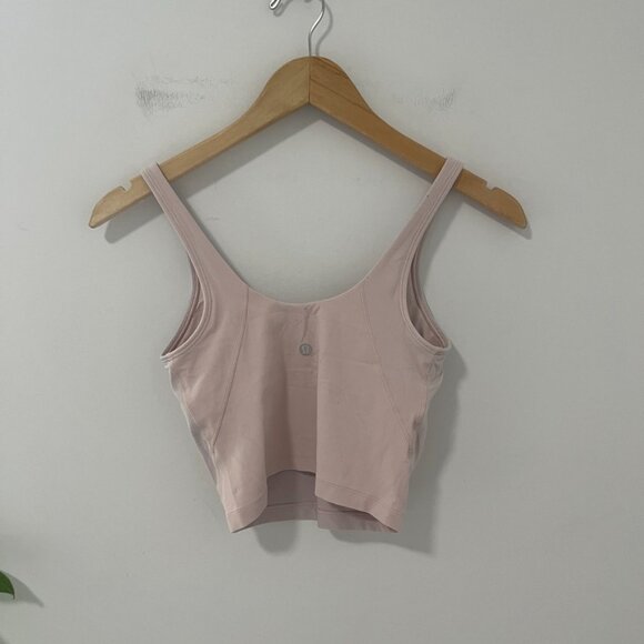 Lululemon Light Blush Pink Align Workout Tank Size 2 - Picture 4 of 5